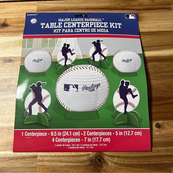 MLB Baseball Birthday Party Decor Bundle - Picture 5 of 8